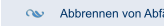 Abbrennen von Abfällen