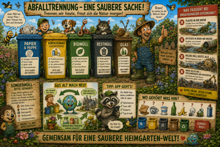 Abfall richtig entsorgen
